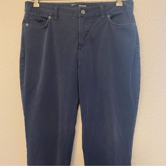 Nike Women's Slim Fit Navy Blue Golf Pants Style BV6081-451 10 M - Picture 2 of 13